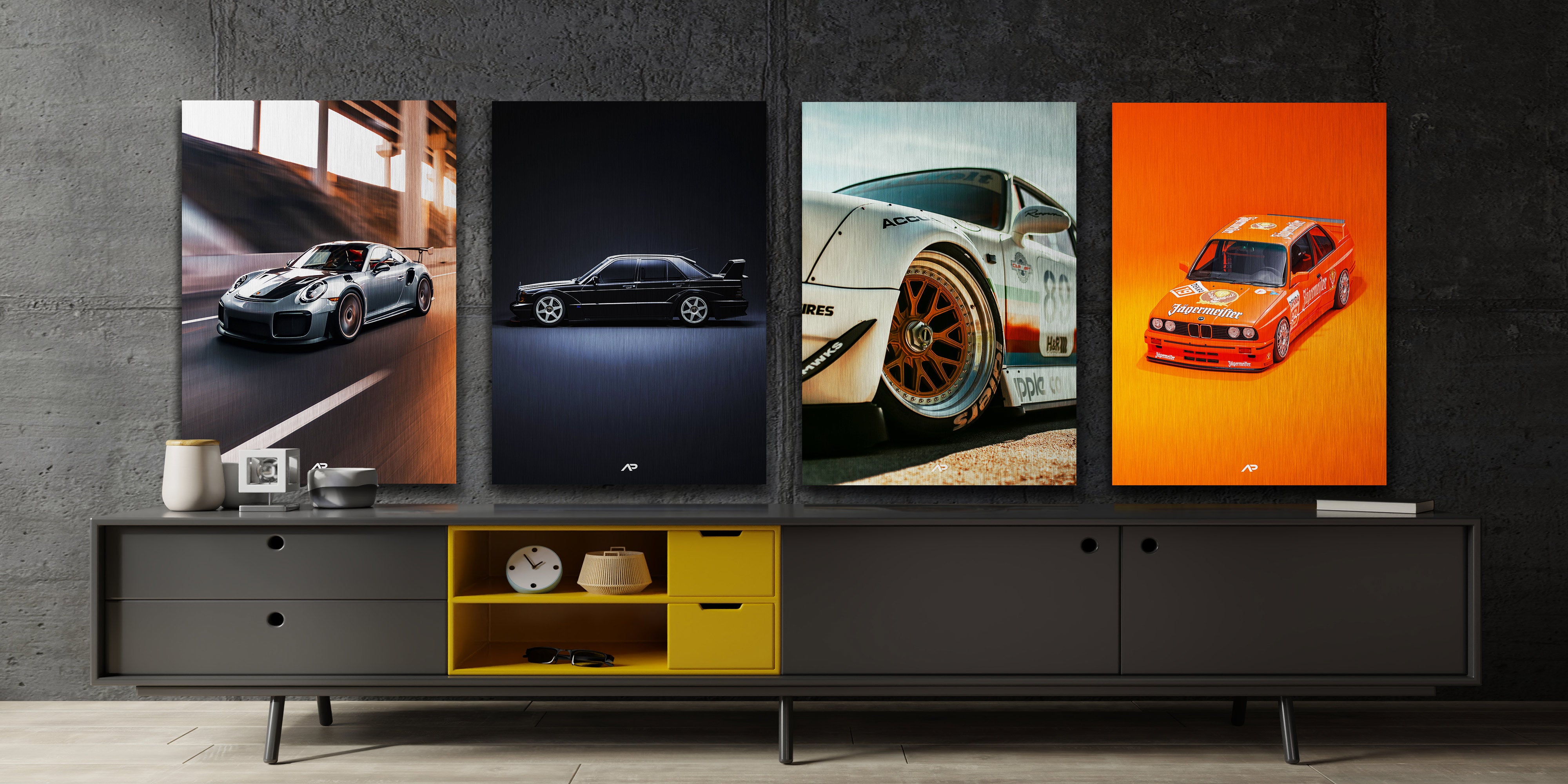 AUTOPRINTS METAL: Hochwertige Automobilkunst auf Aluminium