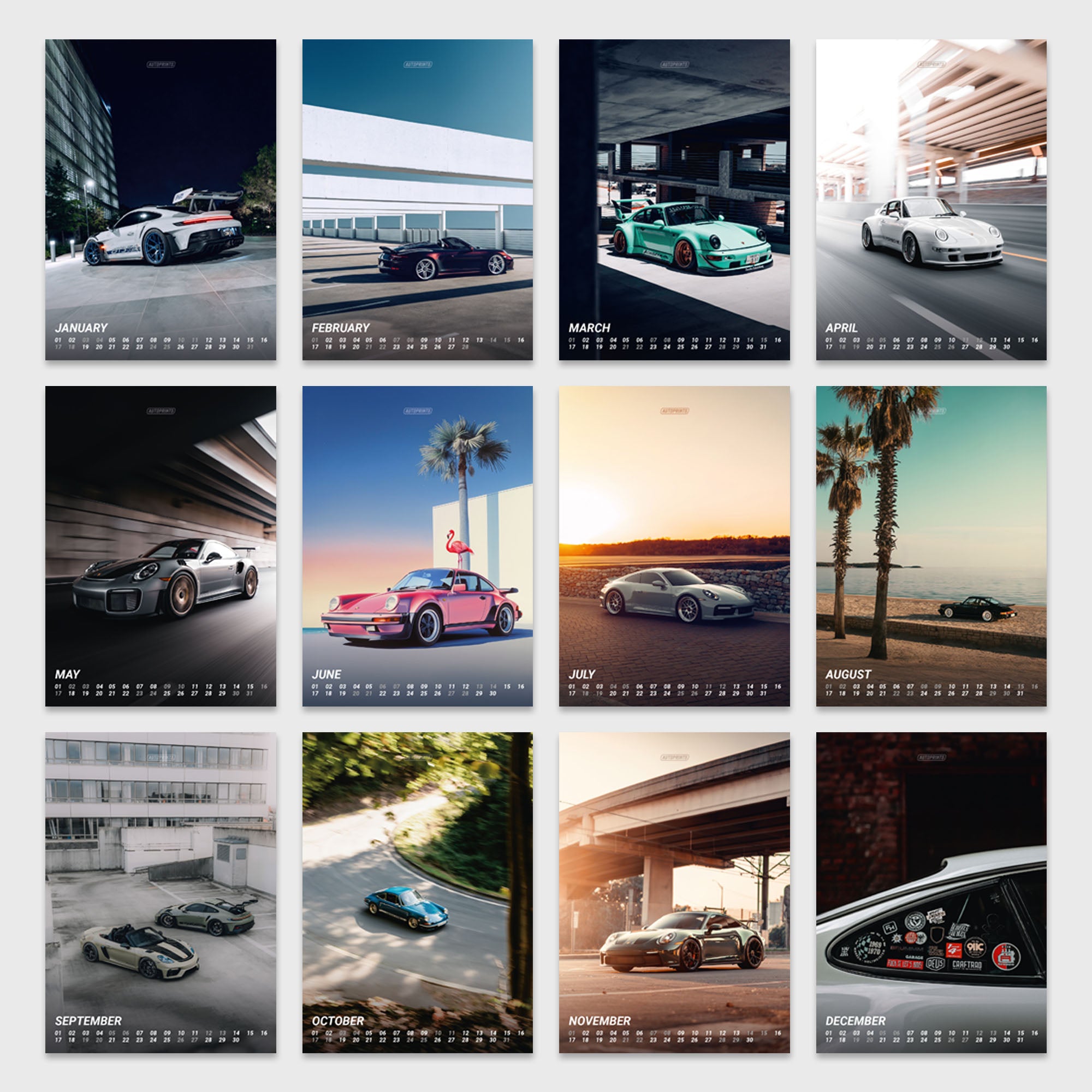 CAR CULTURE 2026 2in1 Premium Car Calendar