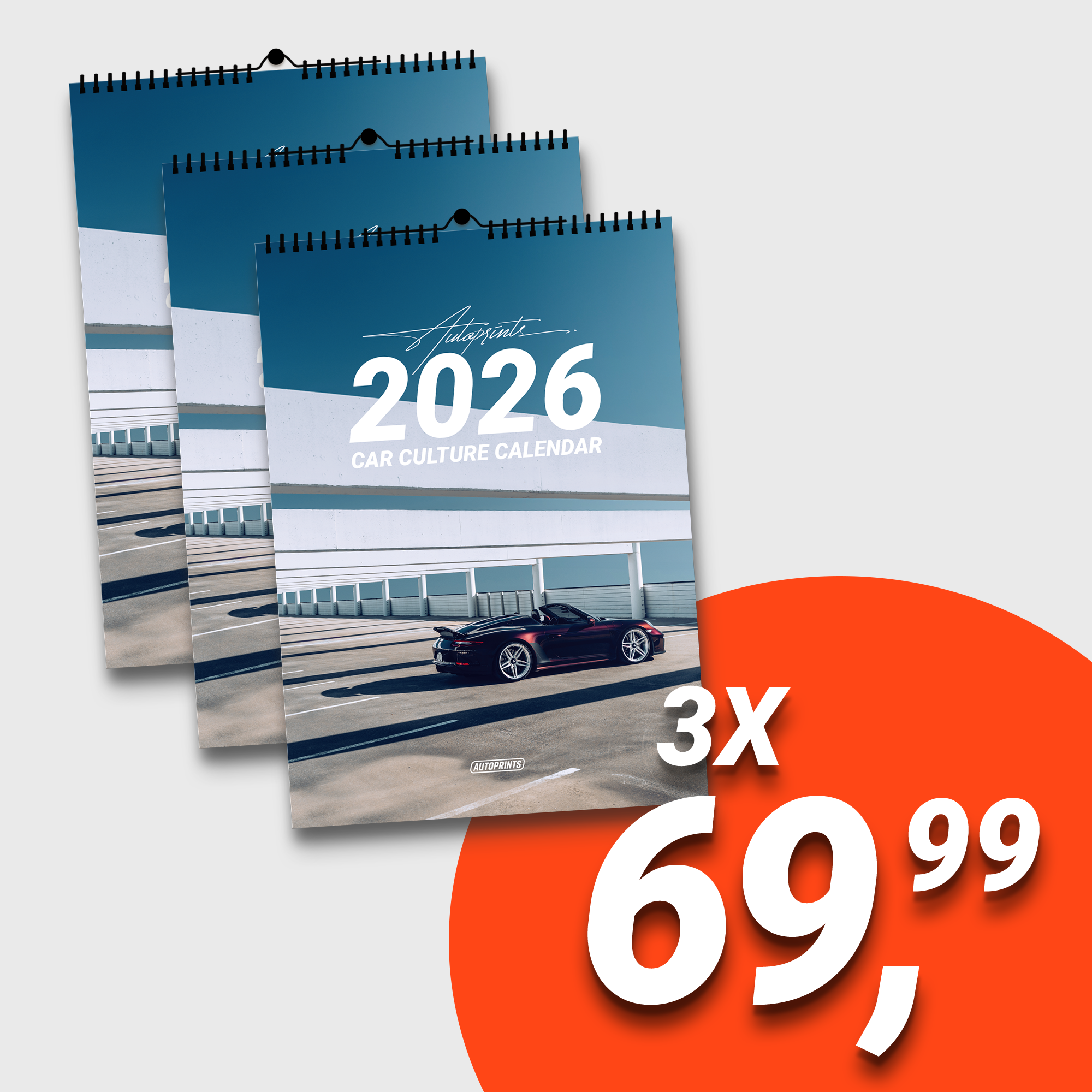 CAR CULTURE 2026 2in1 Premium Car Calendar