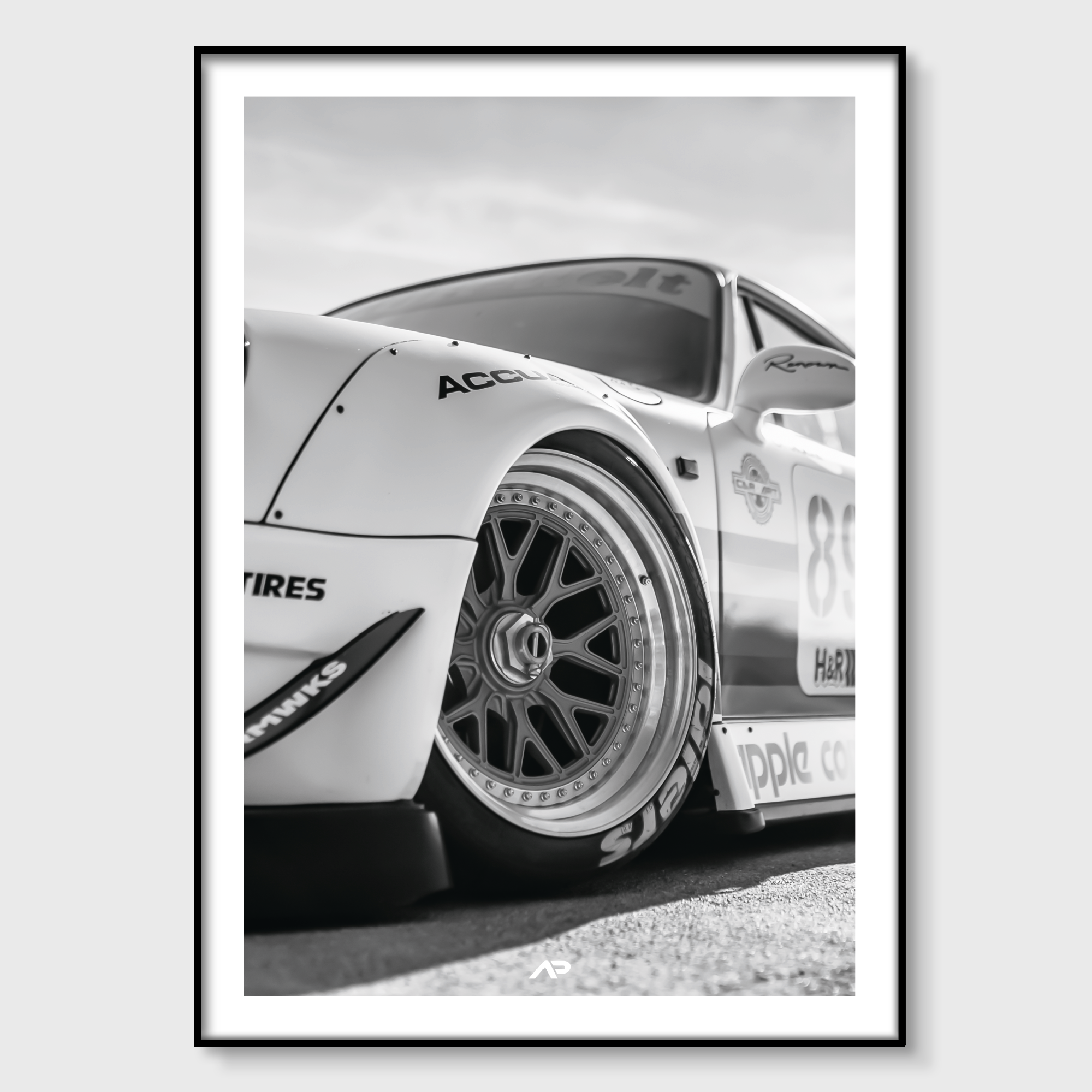 Rough Wheel Front BW