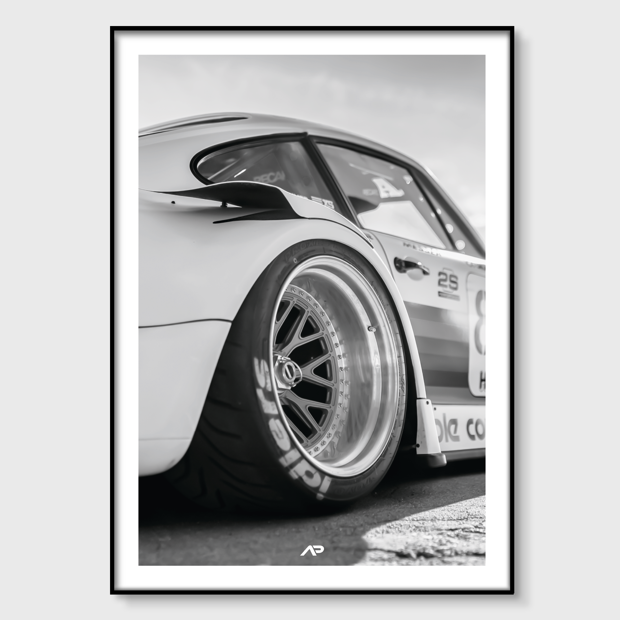 Rough Wheel Rear BW