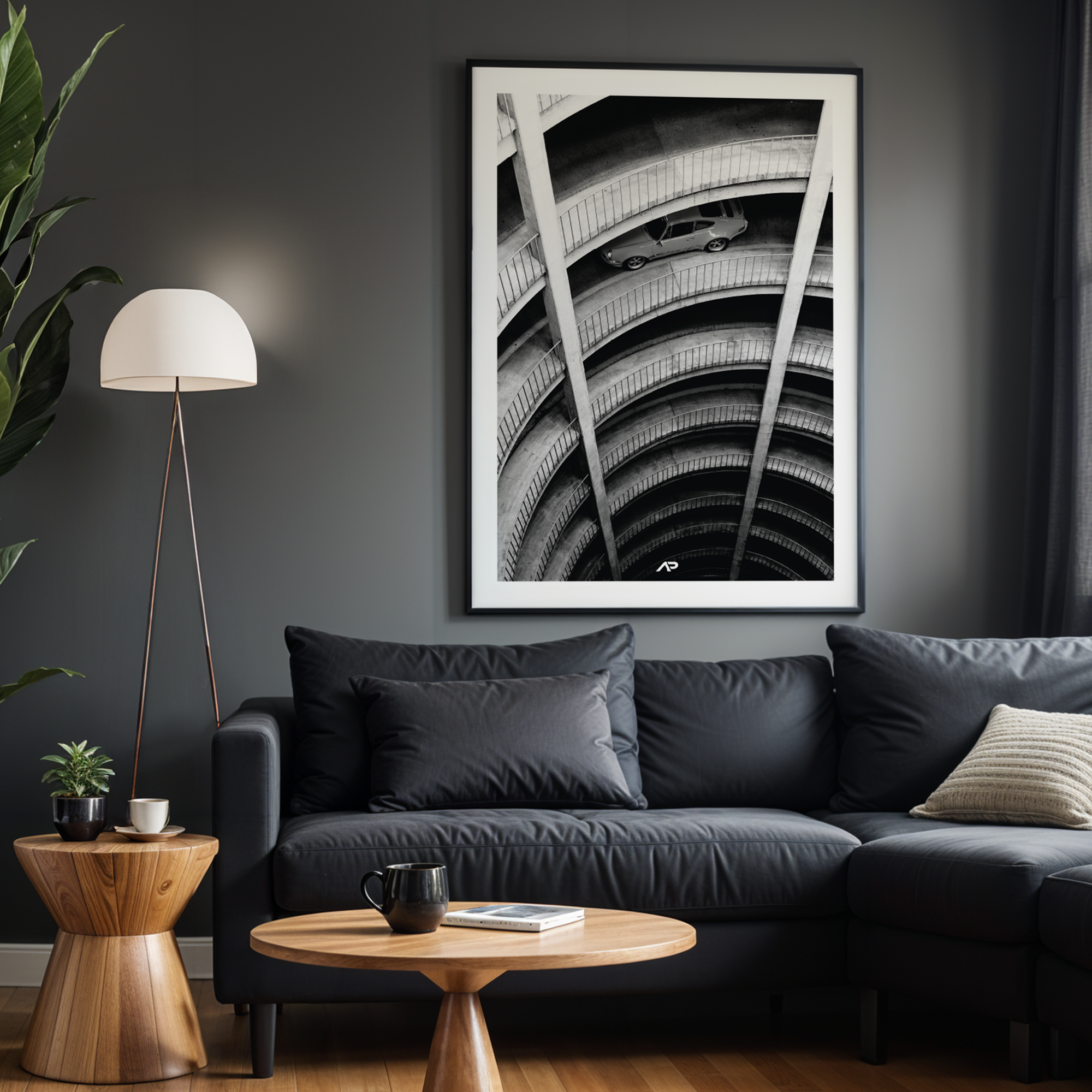 Parking Garage BW