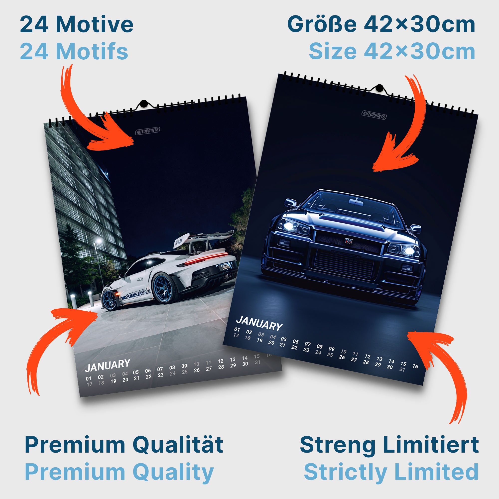 CAR CULTURE 2026 2in1 Premium Car Calendar