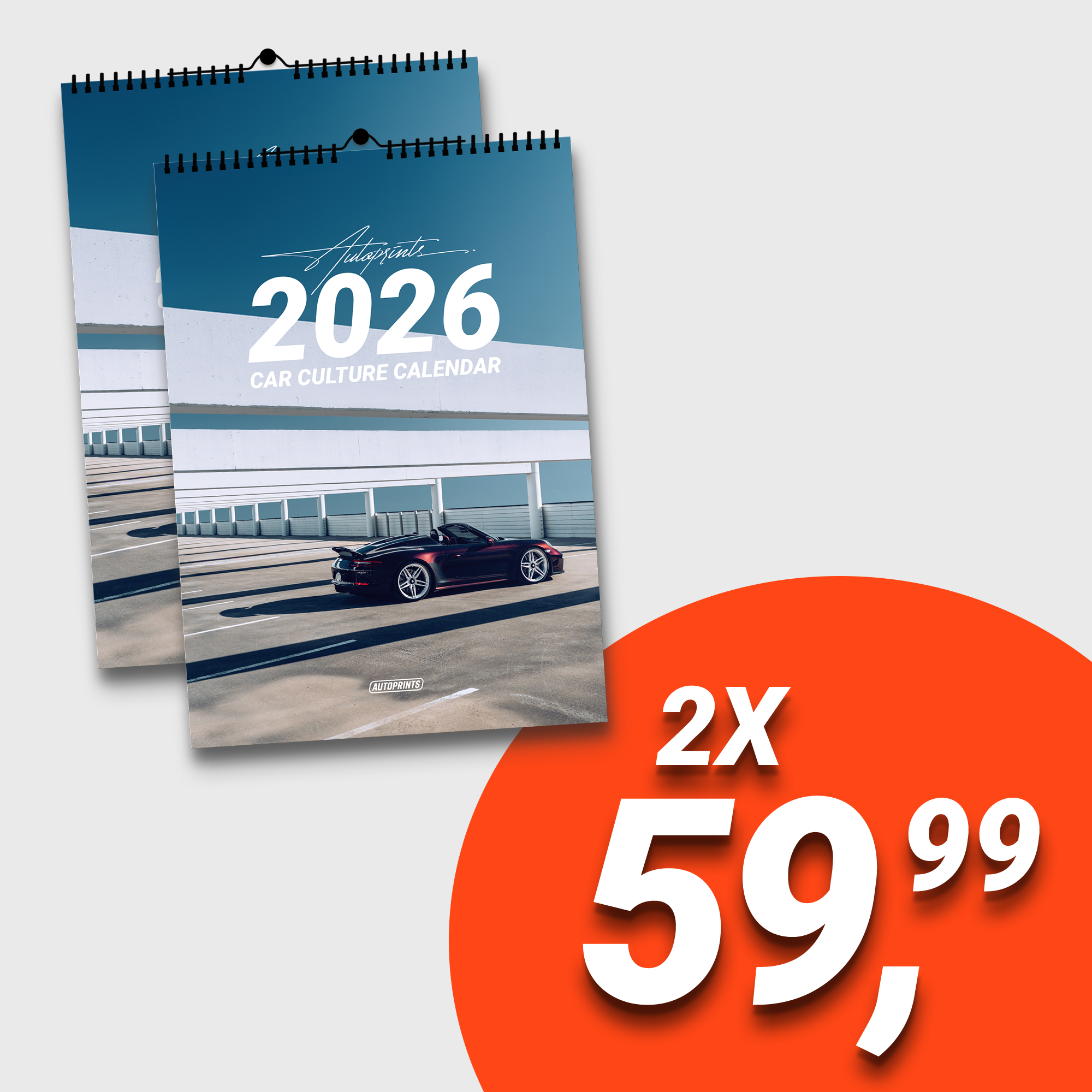 CAR CULTURE 2026 2in1 Premium Car Calendar